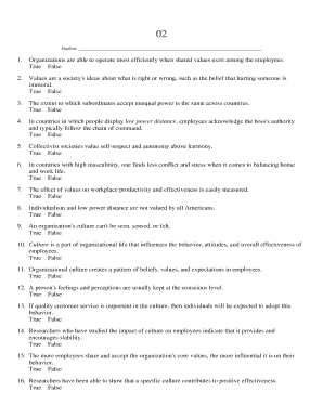 Organizational Culture and Socialization Quiz