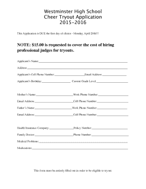 Cheerleading templates printable - Westminster High School Cheer Tryout Clinic Information - whslions