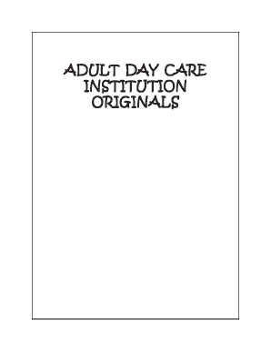Adult Day Care Family-Size and Income Application