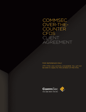 CommSec OTC CFD Client Agreement
