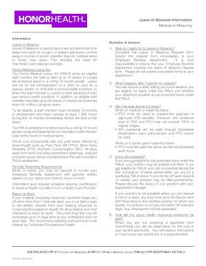 Leave of Absence Request Form