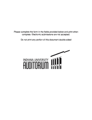 Indiana University Employment Application Form
