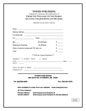 Book Order Form