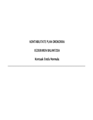 General Balance Sheet Template