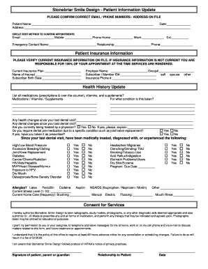 Patient Information Update Form