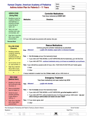Asthma Action Plan for Children
