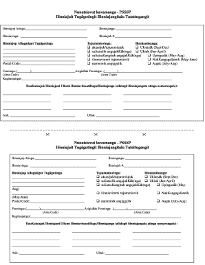 Nunatsiavut School Attendance Form