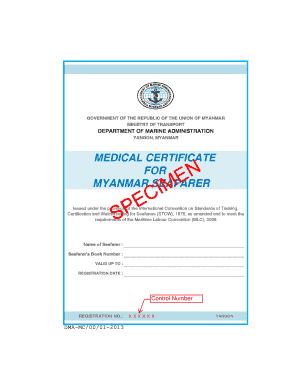 Medical certificate for typhoid fever - mysnmar