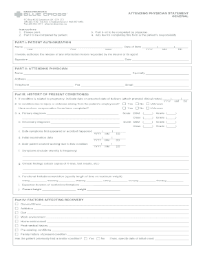 Attending Physician Statement