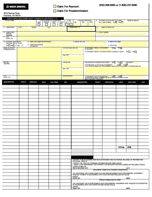Dental Claim Form