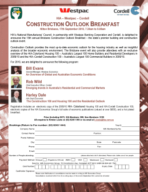 Contact Name Position HIA Westpac Cordell Postal Address
