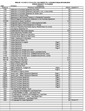 Real Estate Purchase Agreement Addendum