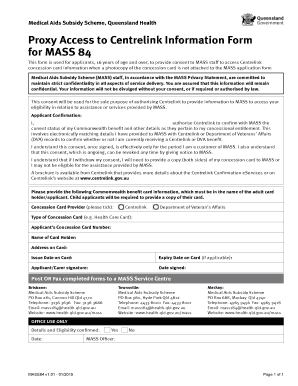 Medical Aids Subsidy Scheme Proxy Consent Form