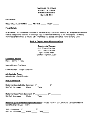 Evaluation paper example - Flag Salute Police Department Presentations