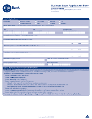 Business Loan Application Form
