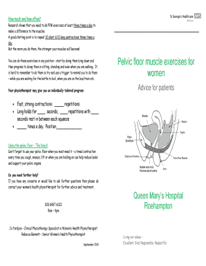 Pelvic Floor Muscle Exercise Guide