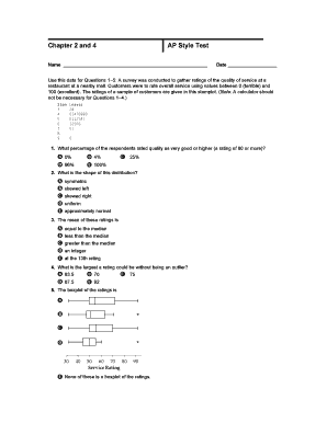 AP Style Test