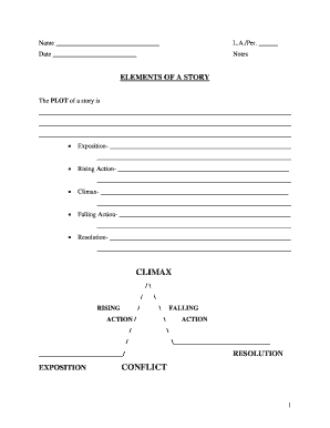 Story Elements Worksheet