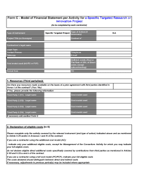 EU Financial Statement Form C