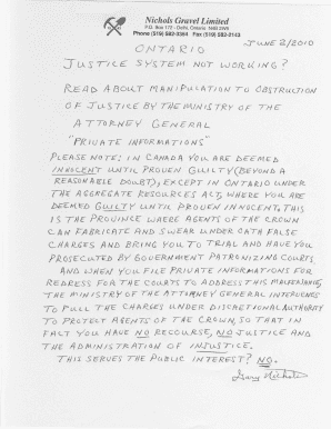 Ontario Private Prosecution Form