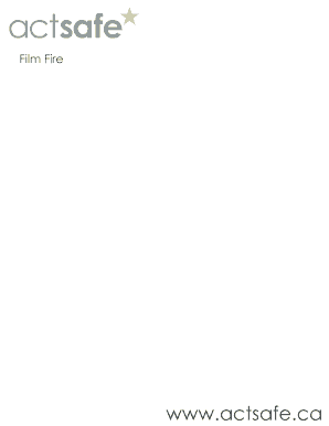 Film Fire Life Safety Inspection Checklist