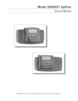 Model 5600SXT Upflow Service Manual