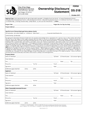 City of San Diego Ownership Disclosure Statement