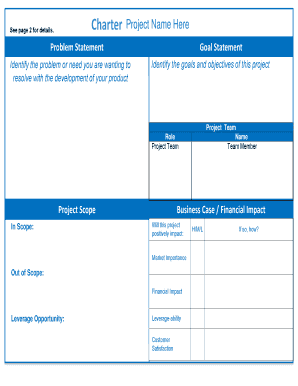 Project Charter Template