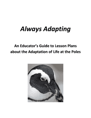Educator's Guide to Polar Adaptation Lesson Plans