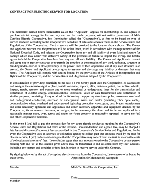 Contract signature line examples - SRR 600 Contracts - Mid-Carolina Electric Cooperative