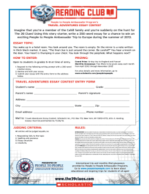 People to People Ambassador Program Travel Adventures Essay Contest