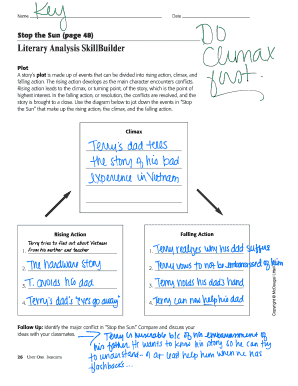 Literary Analysis SkillBuilder