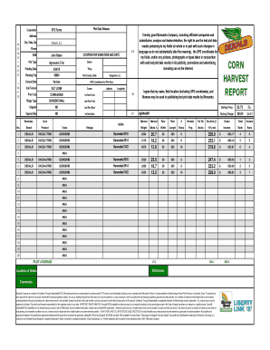 Monsanto Test Plot Data Release Form