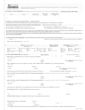 HDFC Mutual Fund Application Form
