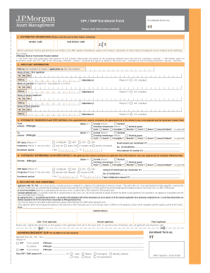 STP / SWP Enrolment Form