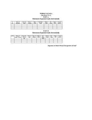 VAT-45-A Form