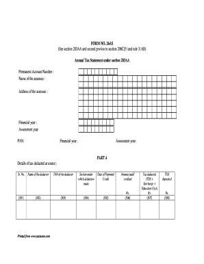 Form 26AS Annual Tax Statement