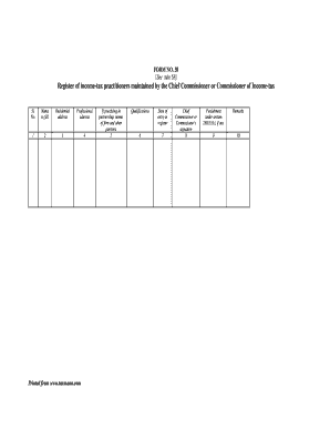 Income Tax Practitioners Register Form 38
