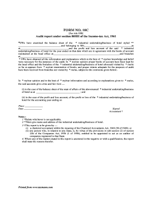 Form 10C Audit Report