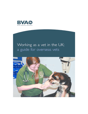 BVA Overseas Vet Membership Application
