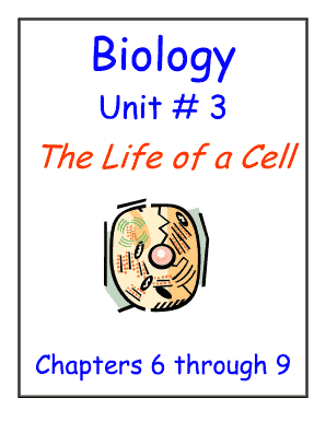 Biology Study Guide