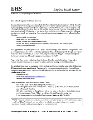 Pre-Employment Screening Form