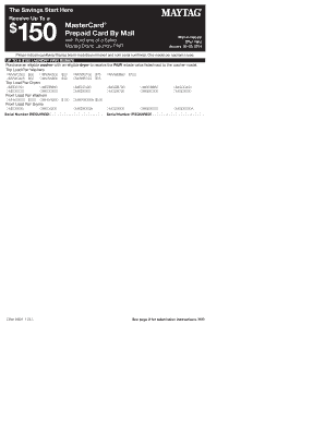 Maytag Laundry Pair Rebate Form
