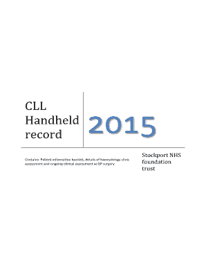 CLL Patient Information Booklet