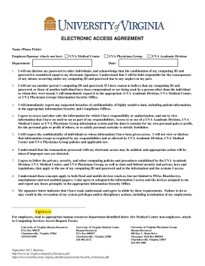 Electronic Access Agreement