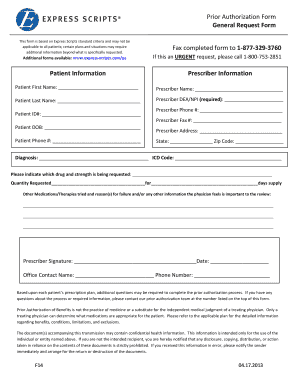 Prior Authorization Form