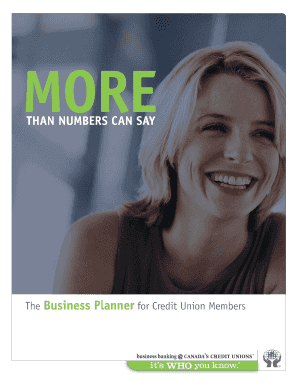 Credit Union Business Planner