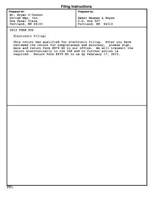 IRS Form 990 for Exempt Organizations