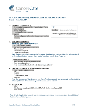 CancerCare Manitoba New Patient Referral Form