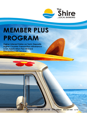 MemberPLUS Program Application Form